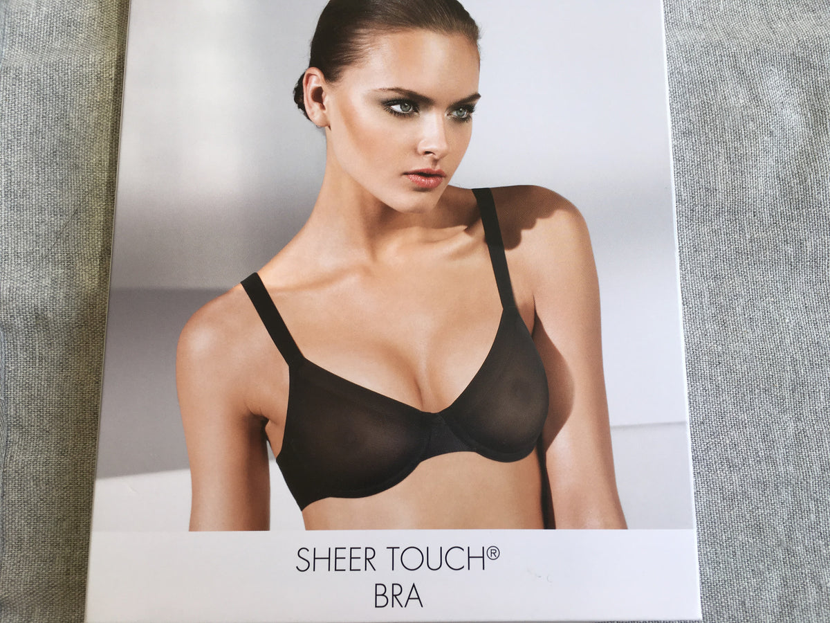 Wolford Sheer Touch Underwire Bra ROSEPOWDER 69615 Size 80D 36D