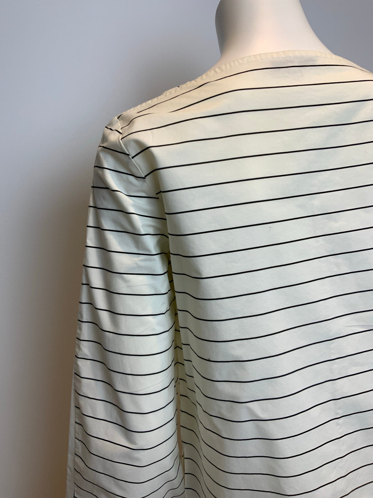 TIBI Striped Cotton-Poplin Top blouse Size US 0 UK 2 XXS ladies
