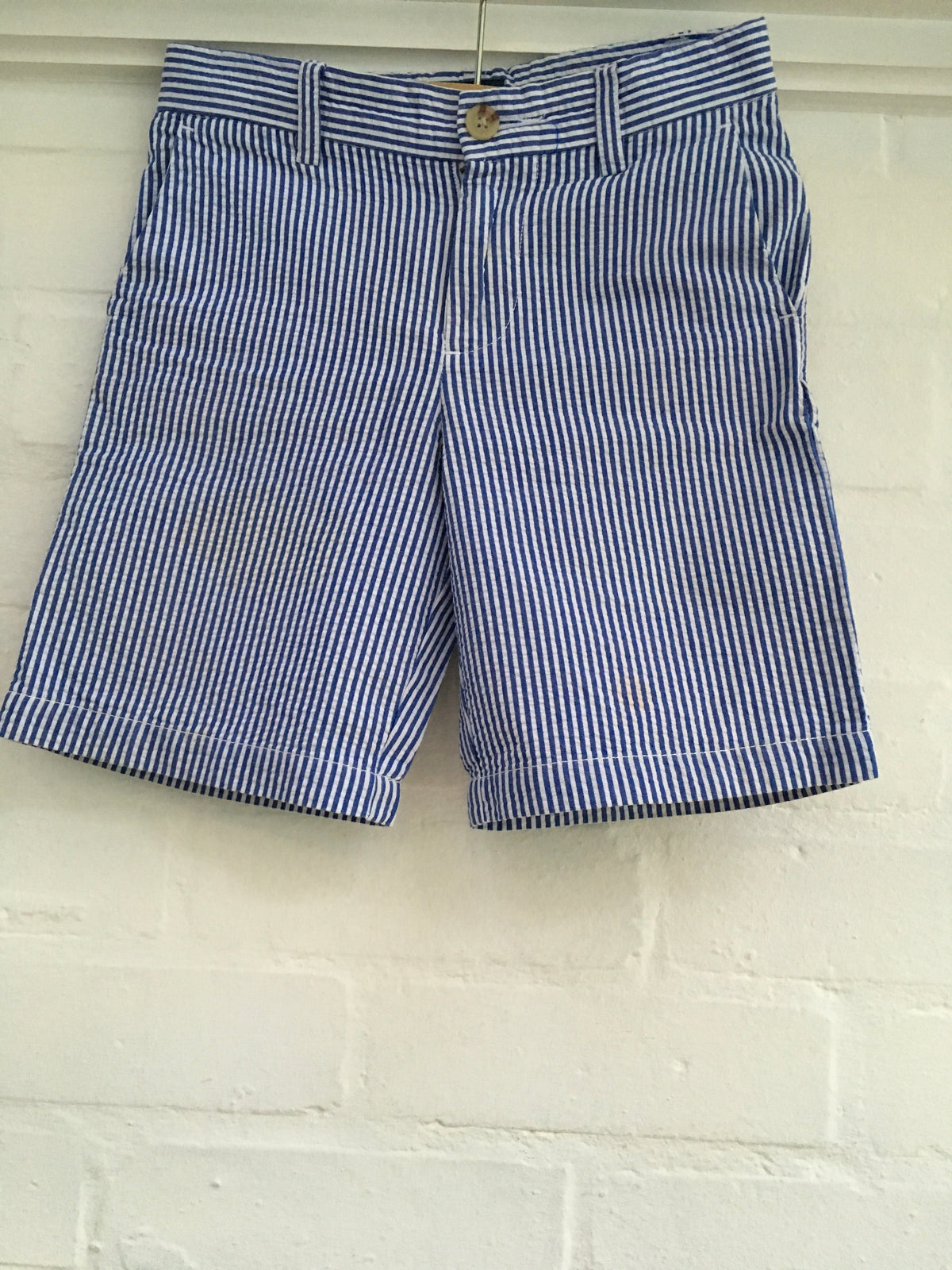 RALPH LAUREN POLO KIDS BOYS' FOUR-POCKET PINSTRIPE SHORTS 5 YEARS OLD Children