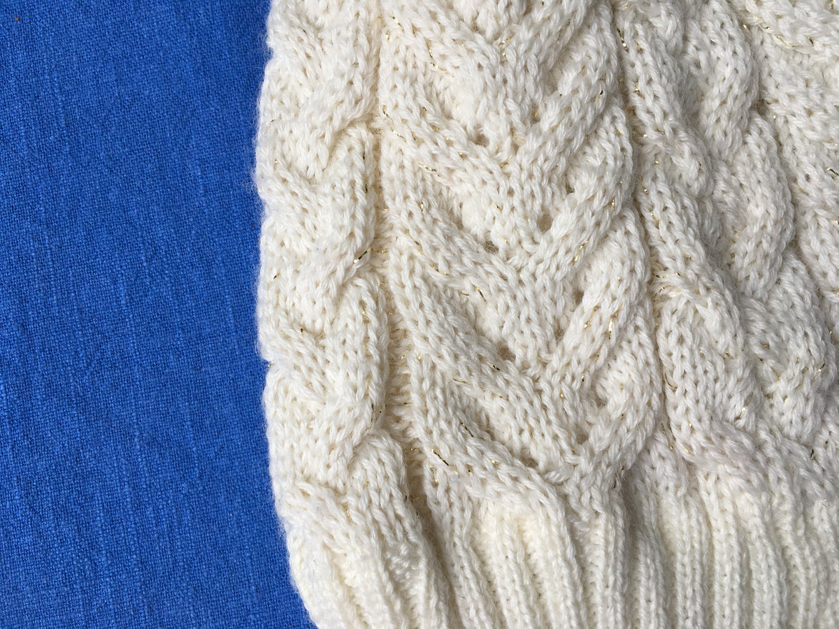 Petit Bateau Wool Blend Girl Cable Knit Pom-Pom Hat Amazing Quality 2019 Children
