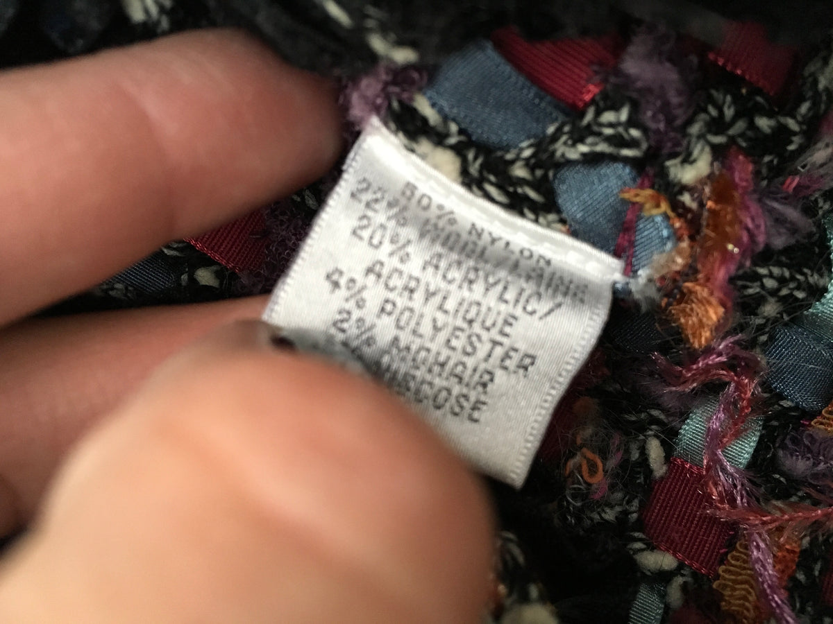 CYNTHIA STEFFE Tweed Like Chanel Cropped Coat Jacket Ladies