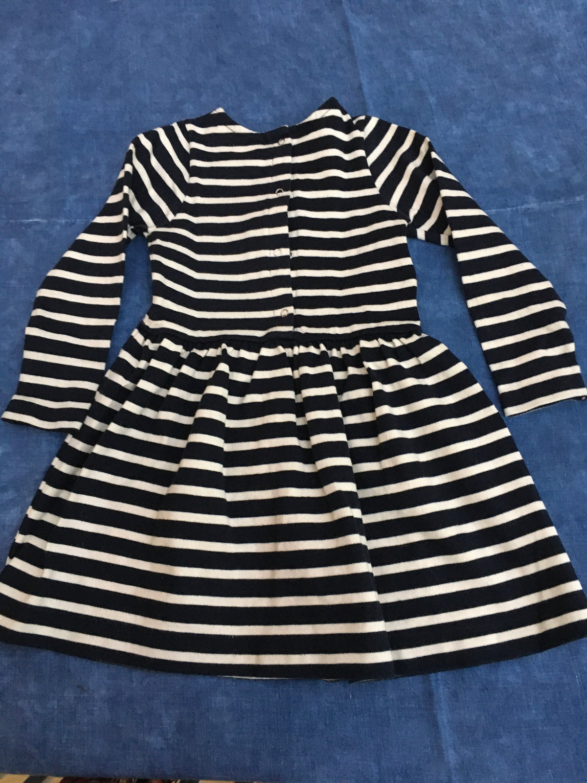 PETIT BATEAU Girl’s Striped Dress Size 4 Years old 104 cm children