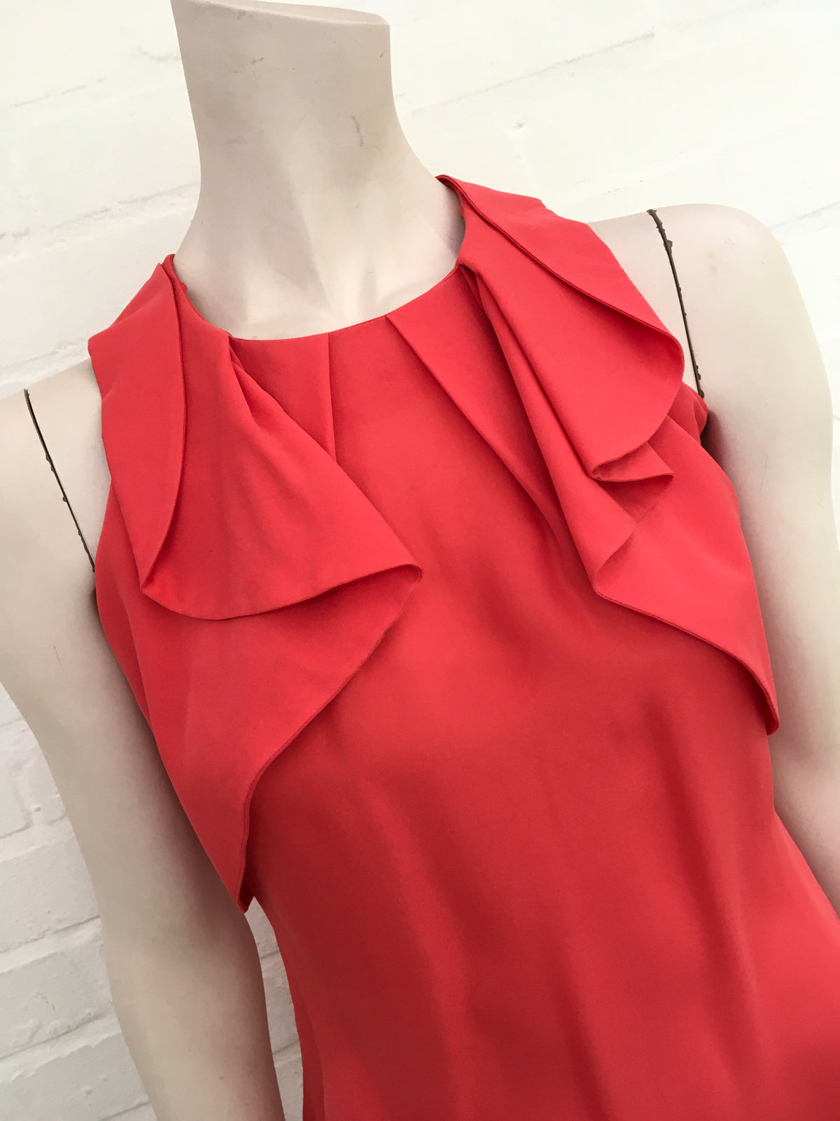 ETRO ravishing Ruffled silk blouse top Size I 40 UK 8 US 4 ladies