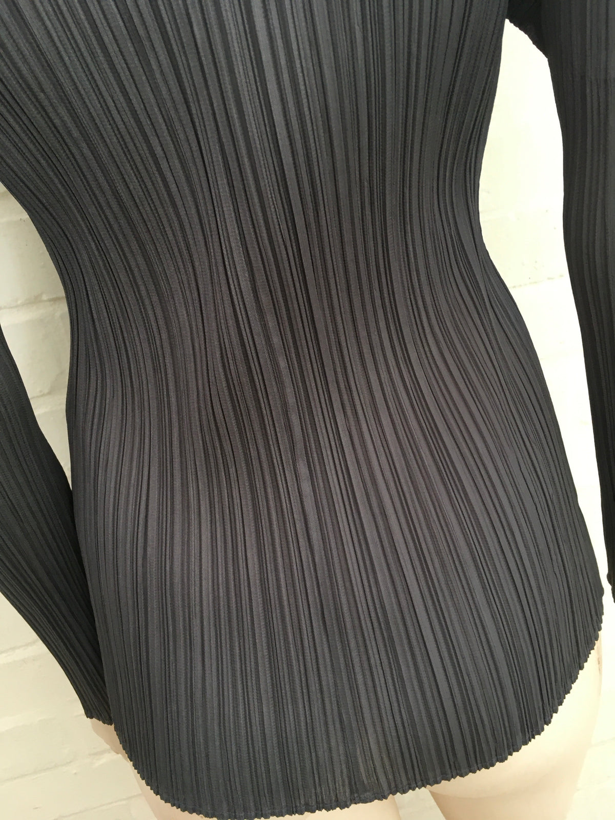 PLEATS PLEASE ISSEY MIYAKE Pleated Shirt In Grey ladies