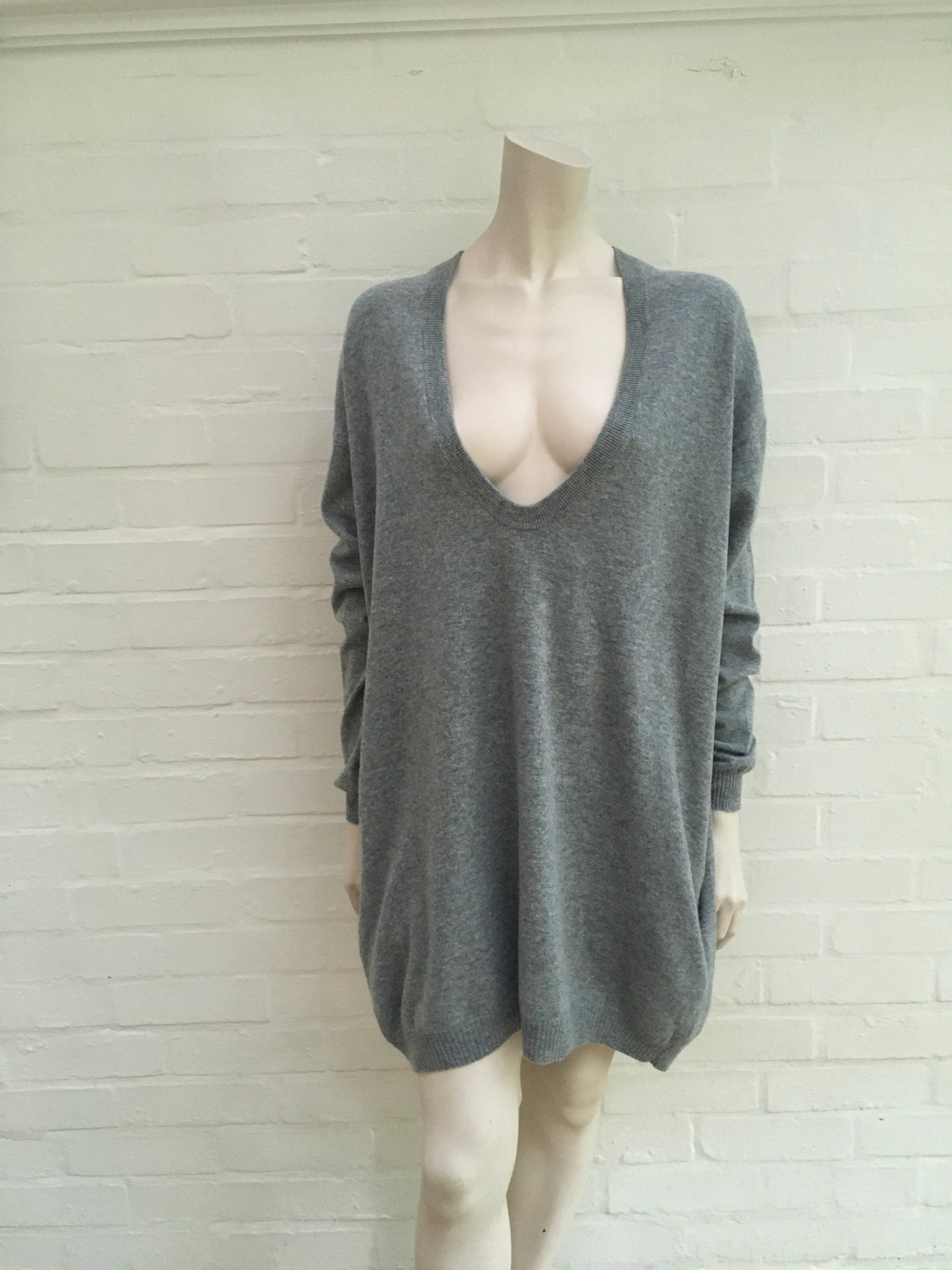 THE ROW Maita merino wool and cashmere-blend sweater dress jumper Size M Medium Ladies