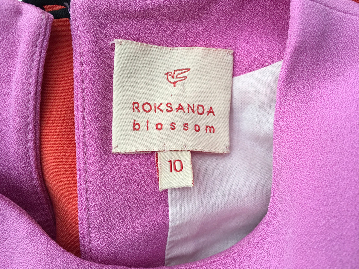 ROKSANDA colorblock girls dress Size 10 years old children