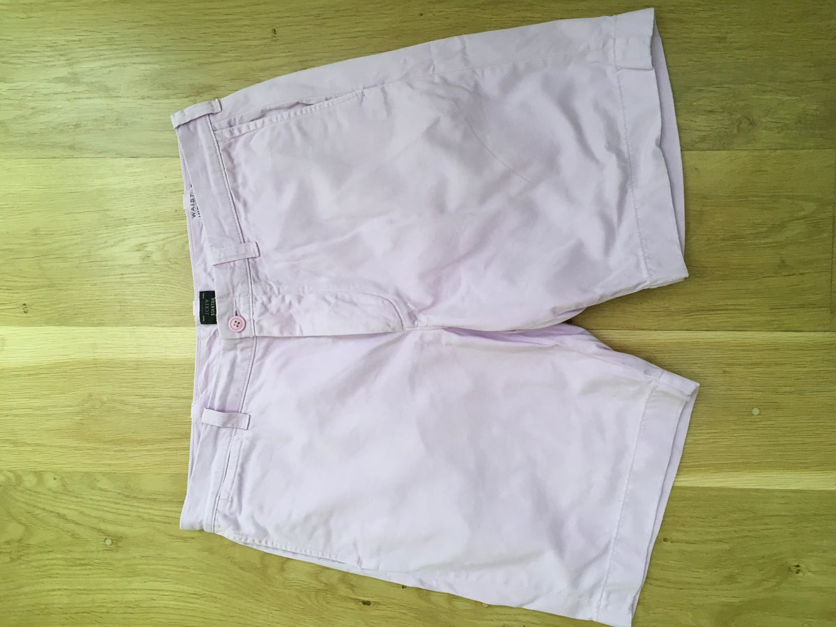 J.CREW Mens Lavander Stanton Cotton Twill Shorts SIZE 34 W Men