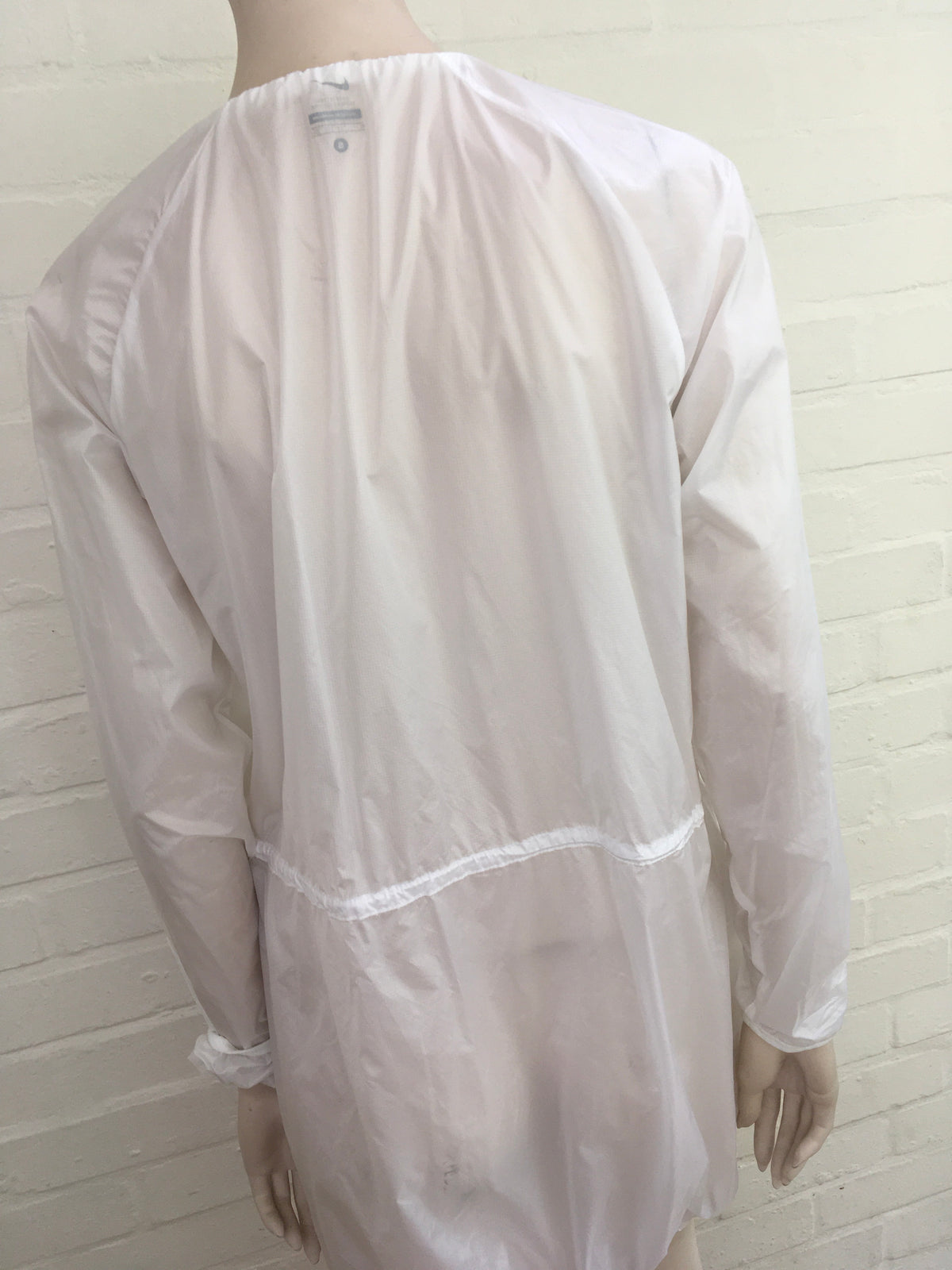 Nike Sportswear Jacket Transparent Packable Training White Lightweight Rain S ladies
