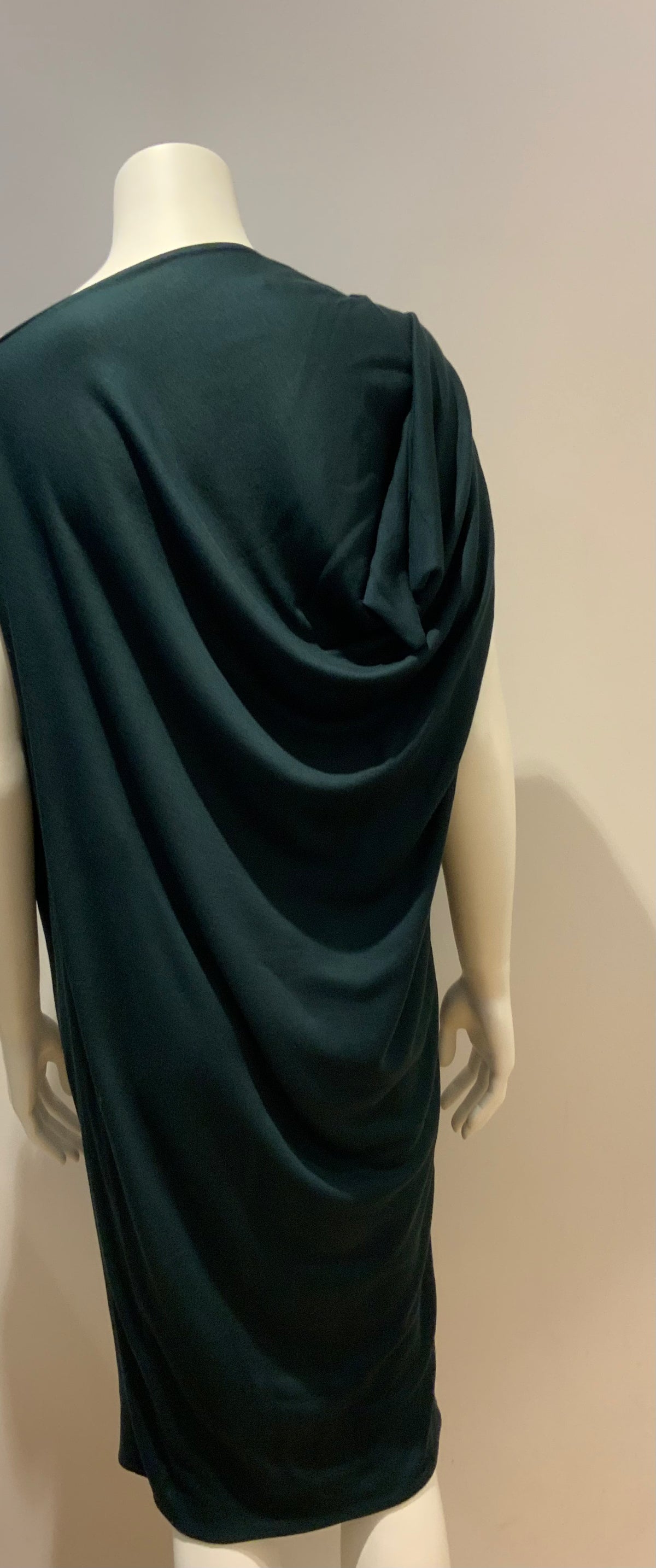 LANVIN cowel neck viscose&cashmere knit dress sweaterdress F 38 UK10 US 6 ladies