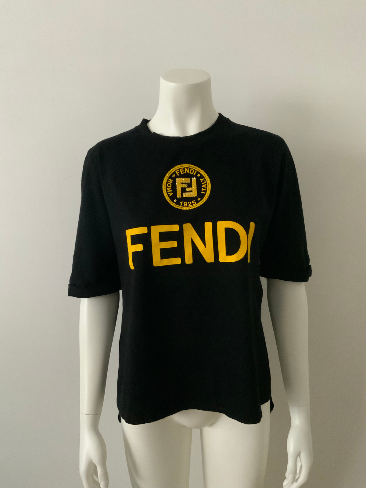 MOST WANTED FENDI FF embellished FF logo T-shirt Size L large ladies