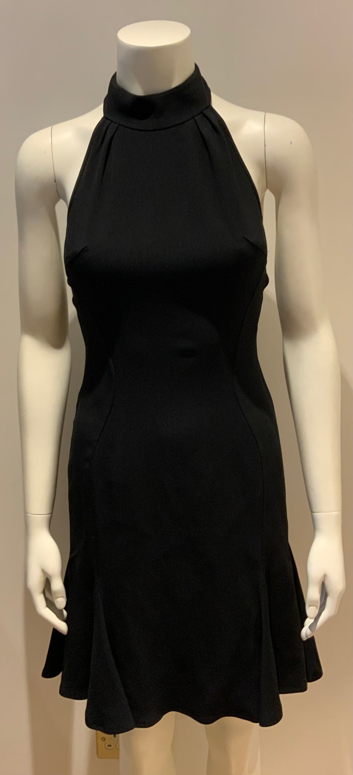 Stella McCartney Sleeveless Halter-neck Open-back Fit-and-flare Dress I 36 US 0 ladies