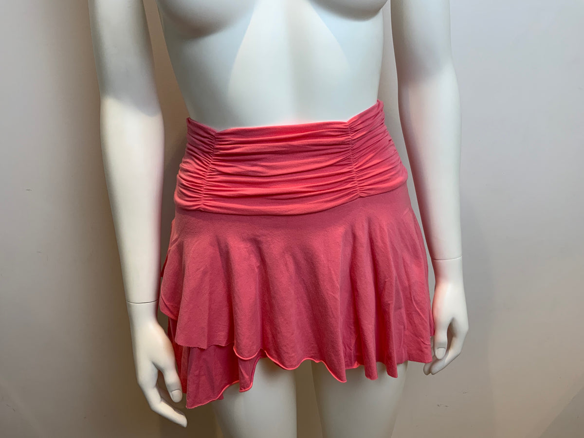 Ella Moss Pink Prima Cotton Summer Mini Skirt Size XS ladies