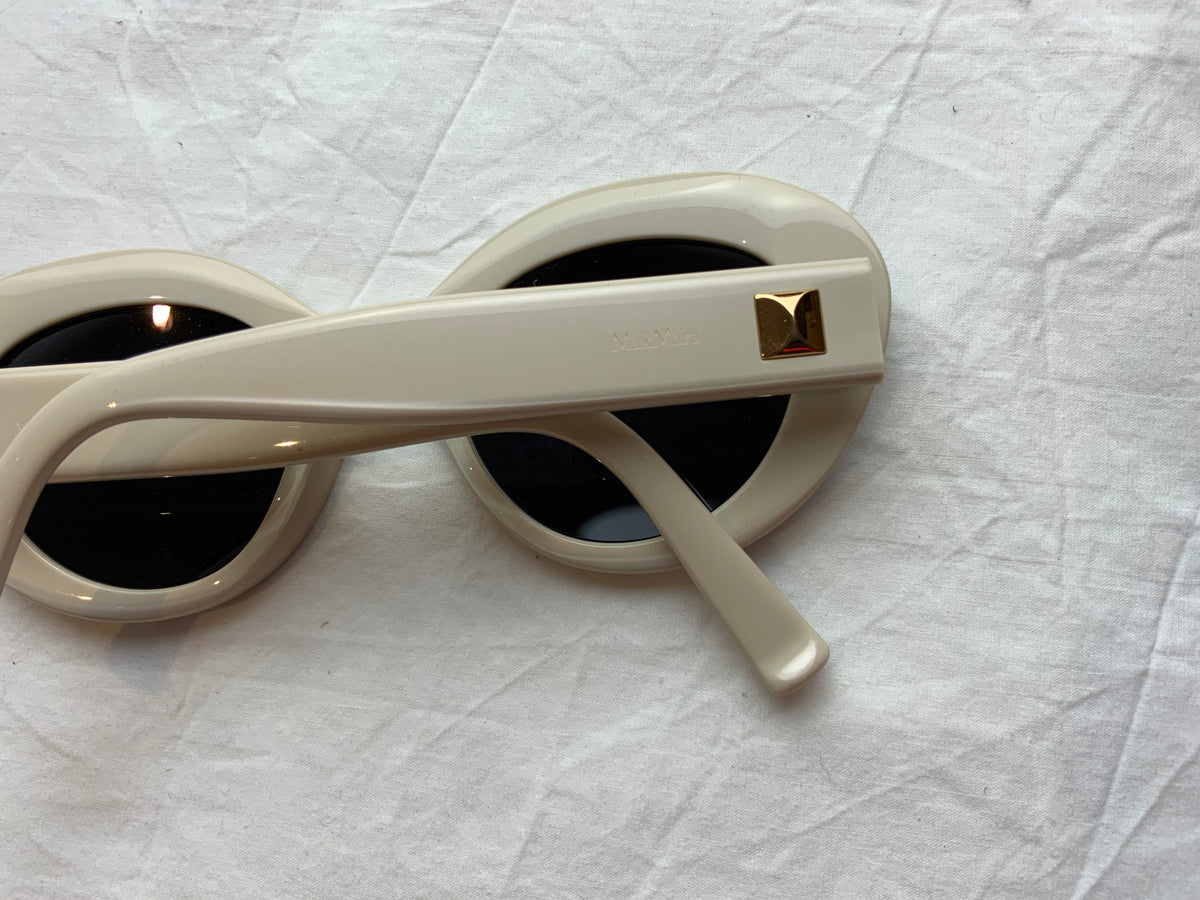 MaxMara MM Prism V-10A White Sunglasses ladies