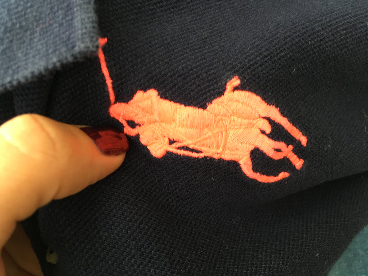 Ralph Lauren Polo Big Pony Girl’s Navy Dress Size M 8-10 Years Children
