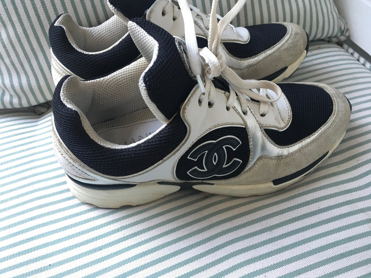 CHANEL CC Low-Top Sneakers Trainers Shoes Ladies