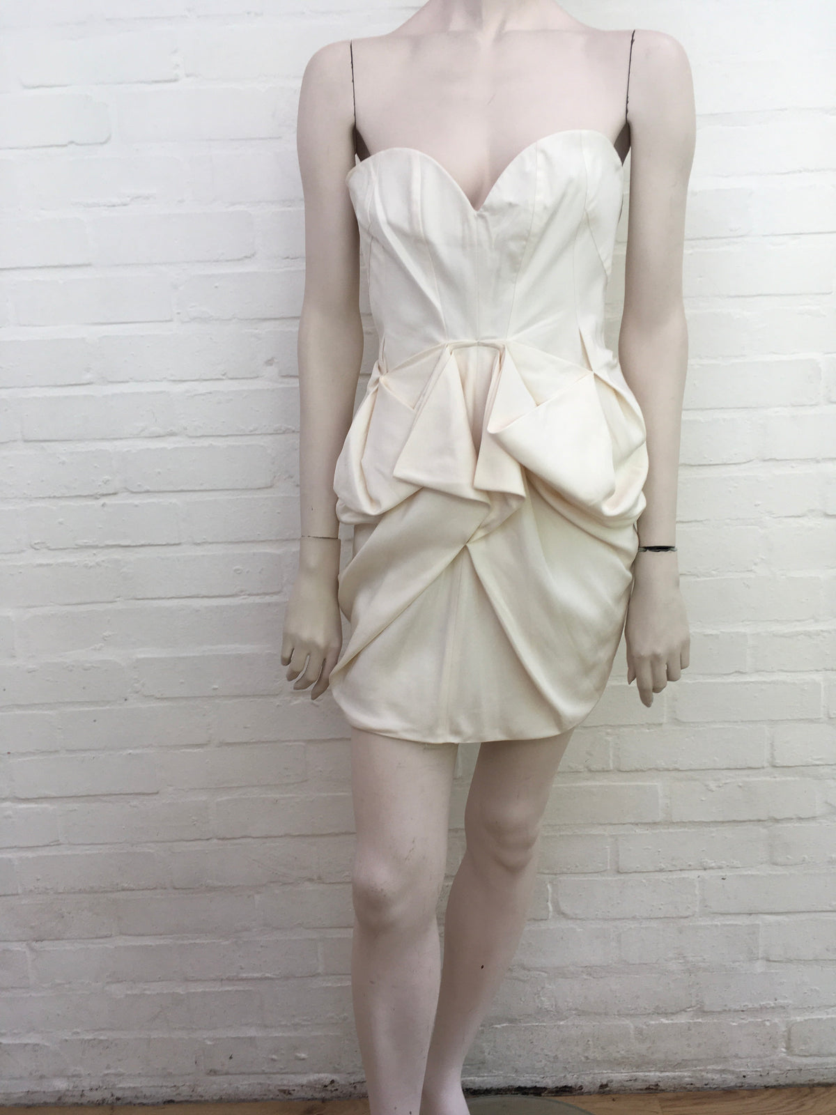 Stella McCartney White Vell strapless dress I 40 UK 8 US 4 Gwyneth Paltrow ladies