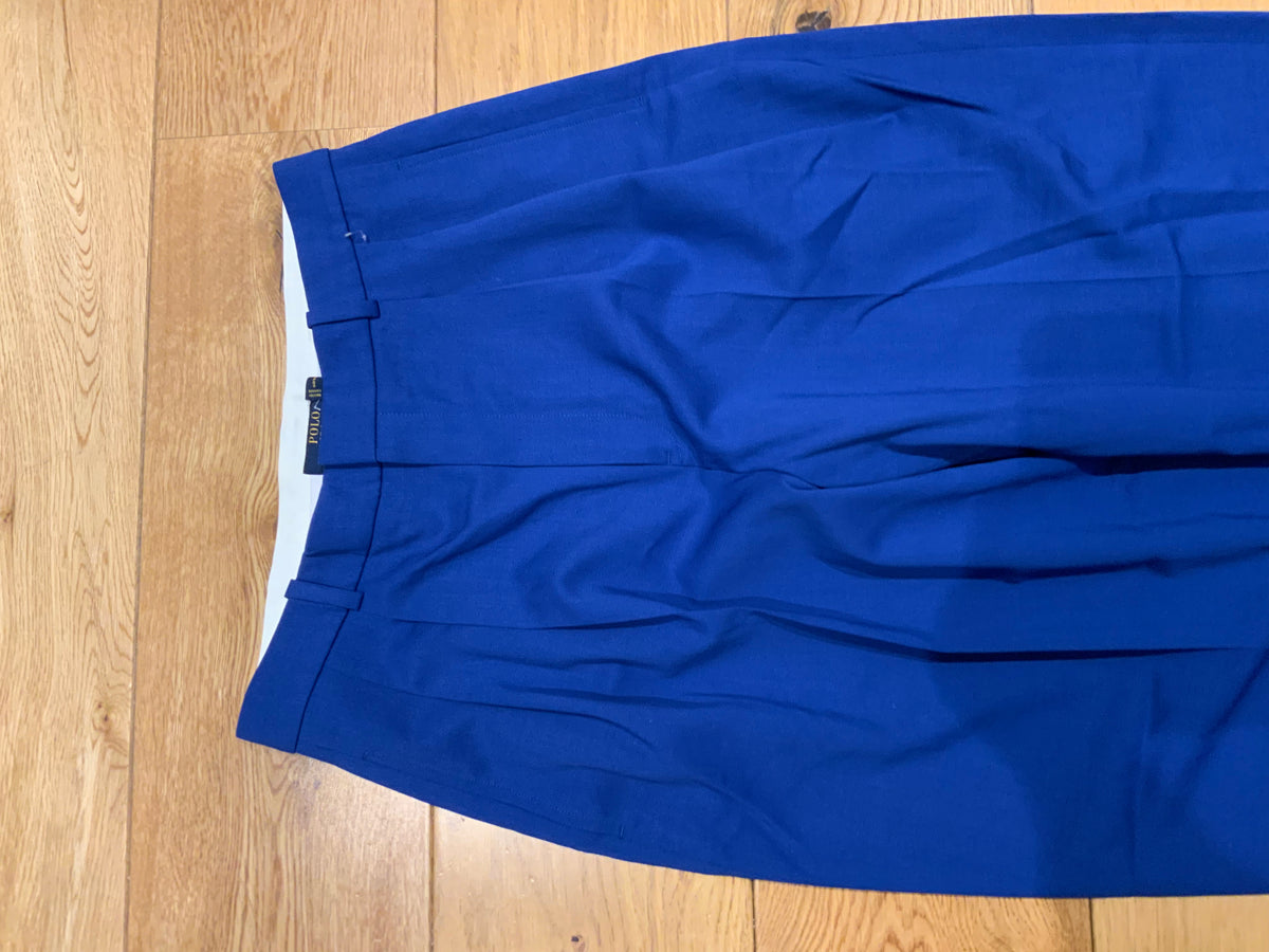 Ralph Lauren Polo Wool High Waist Pants Trousers Size US 4 UK 8 S small ladies