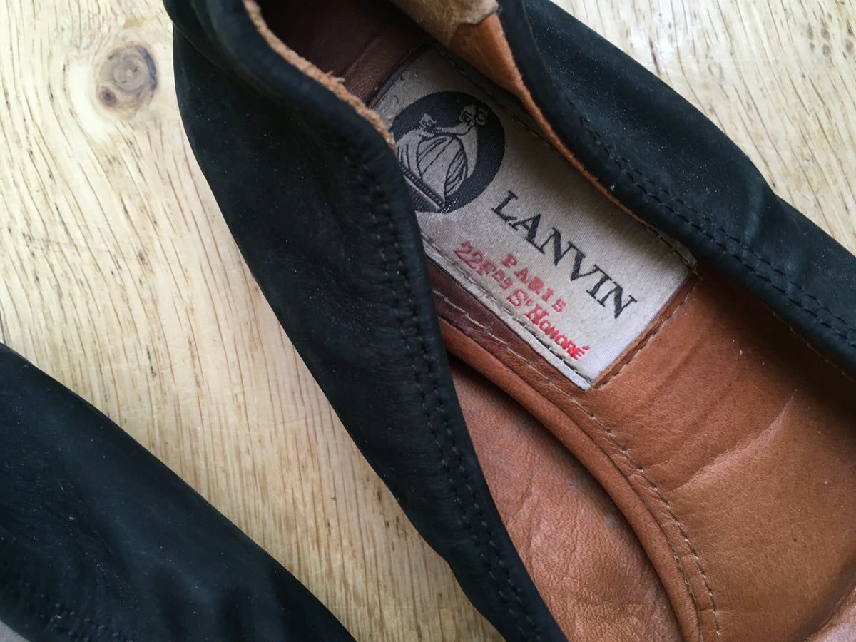 Lanvin round-toe flats with beaded embellishments flats Size 35 ladies