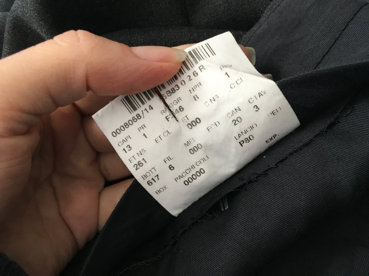 Ralph Lauren Polo Grey Virgin Wool Suit Trousers Pants Men