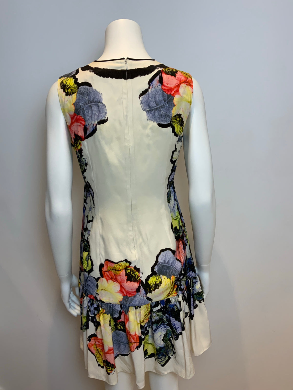 ERDEM RUNAWAY FLORAL PRINT PIRNILLA DRESS SIZE UK 10 US 6 IT 42 ladies