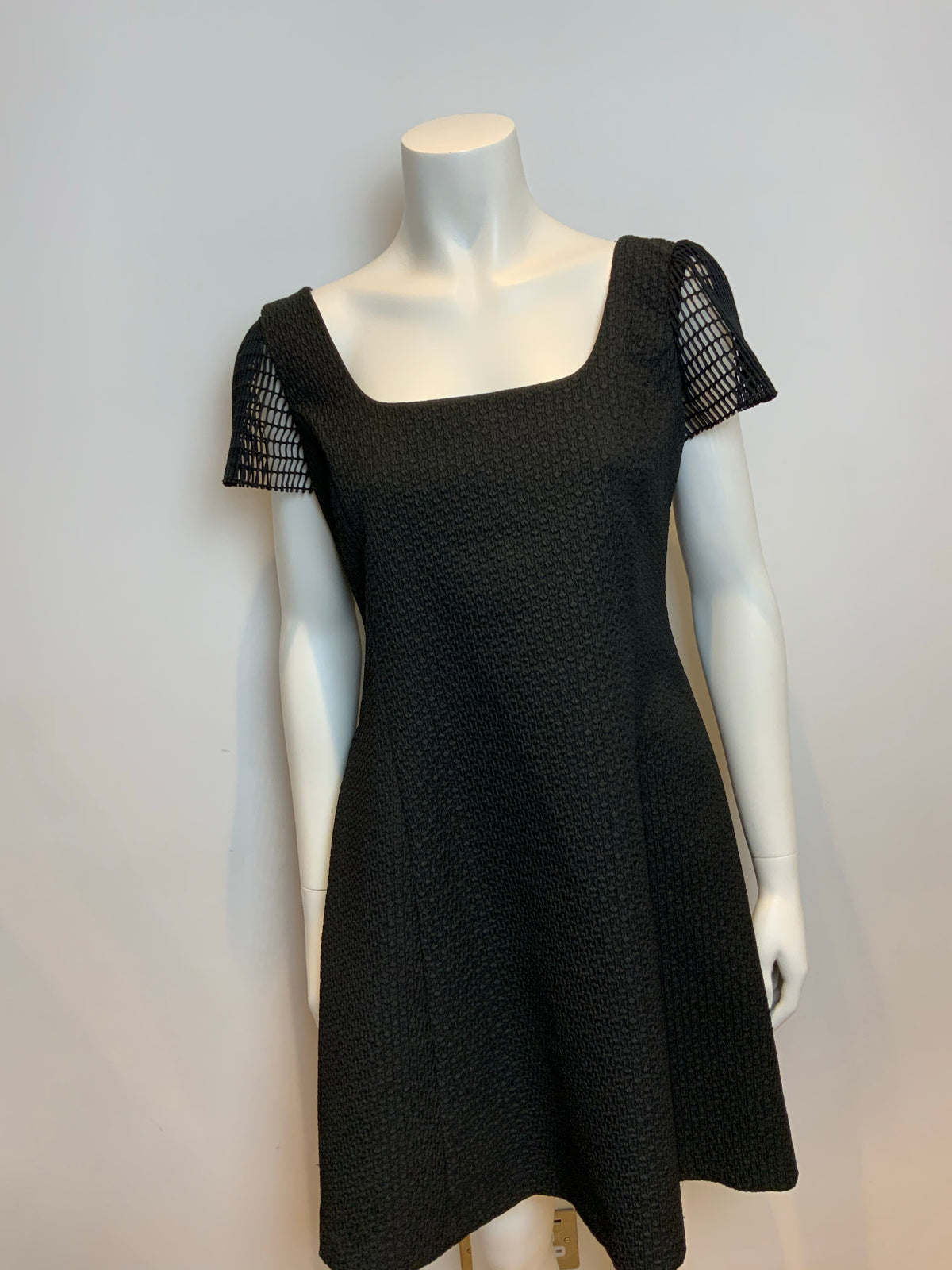 Juliju Elegant Jacquard Little Black Dress Size I 42 US 6 UK 10 ladies