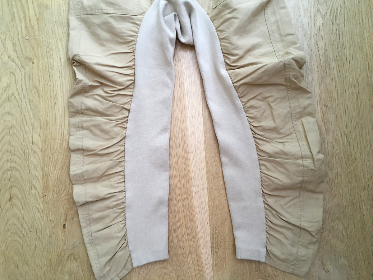 Stella McCartney Tina ruched-leg cropped trousers pants Size I 34 UK 4 US 0 ladies