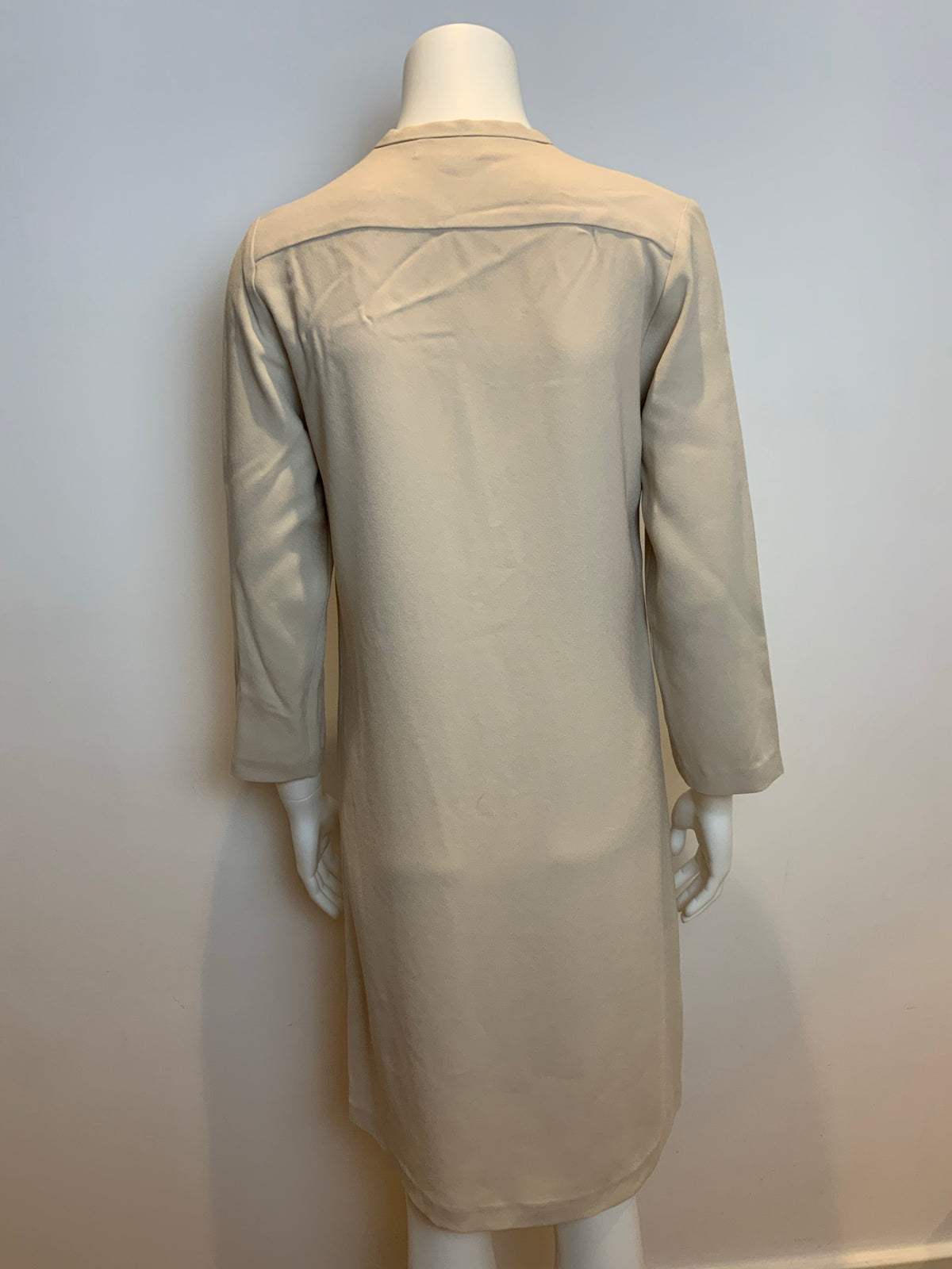 Jaleo Beige Silk Blend Midi Tunic Dress SOLD OUT Size M medium ladies