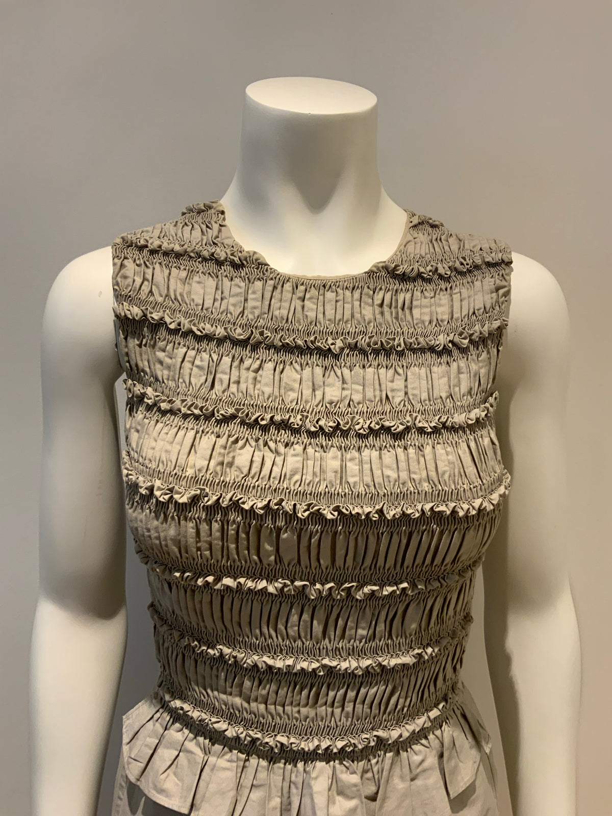 Chloé Chloe Phoebe Philo Grey Rauch Dress Size F 34 US 2 UK 6 ladies