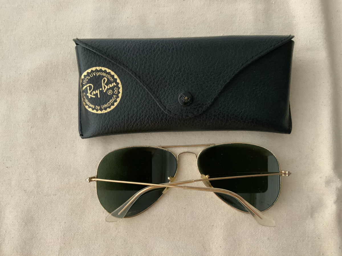 Ray- Ban Tinted Aviator Sunglasses ladies