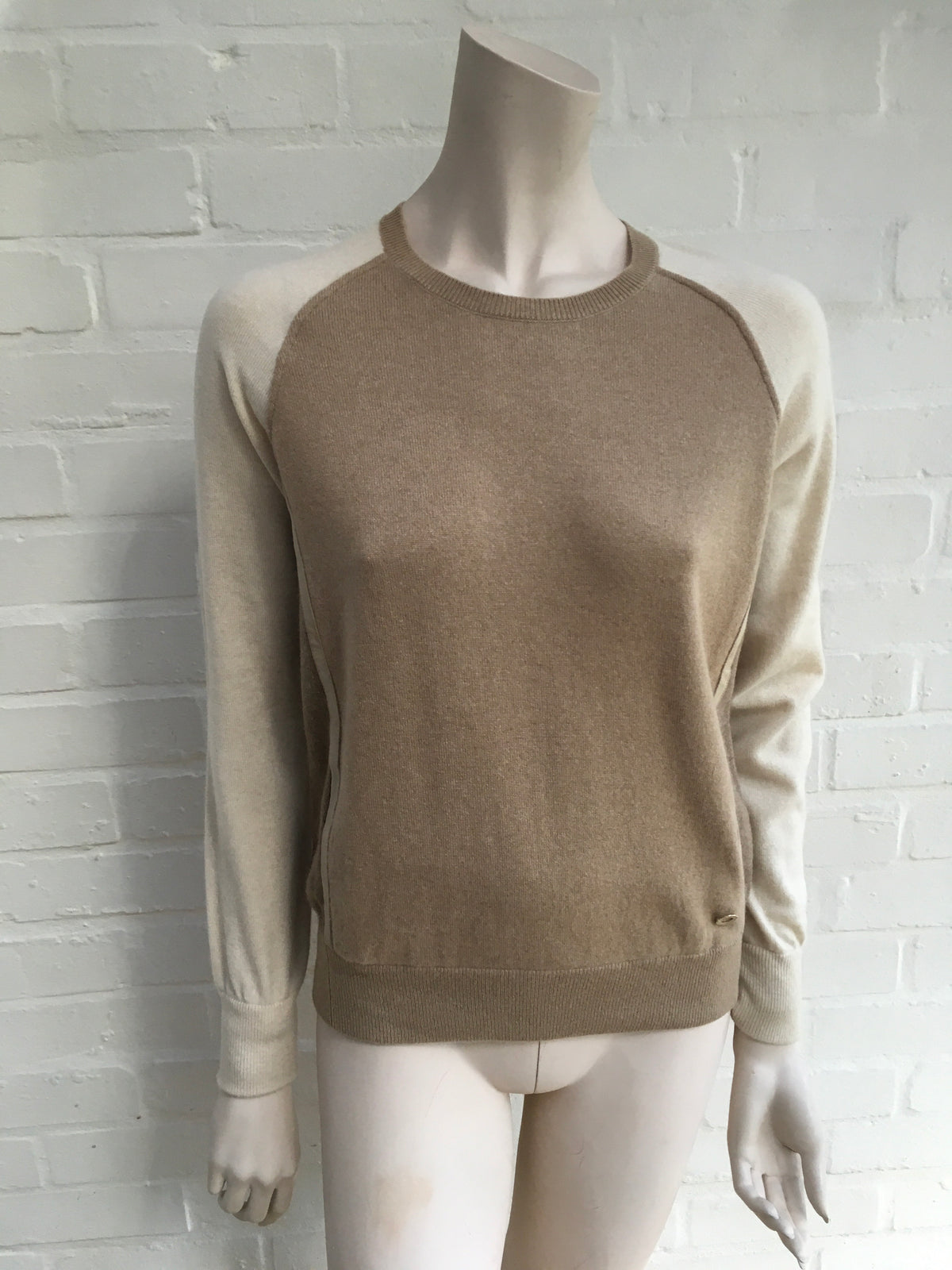 Loro Piana Ladies BABY CASHMERE Colorblock Jumper Sweater Pullover I 38 XS ladies