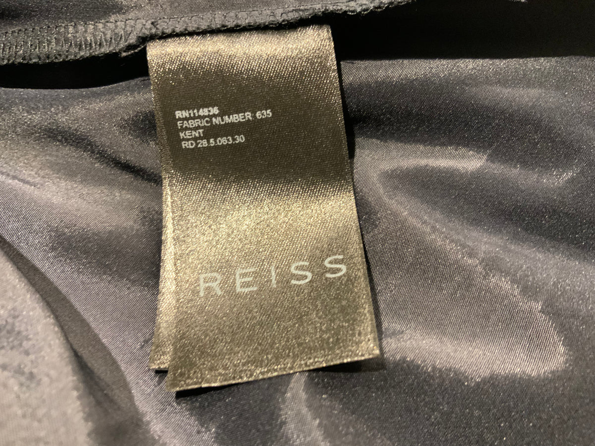 Reiss Women's Blue Navy Kent Pleated Skirt Size UK 8 US 4 ladies
