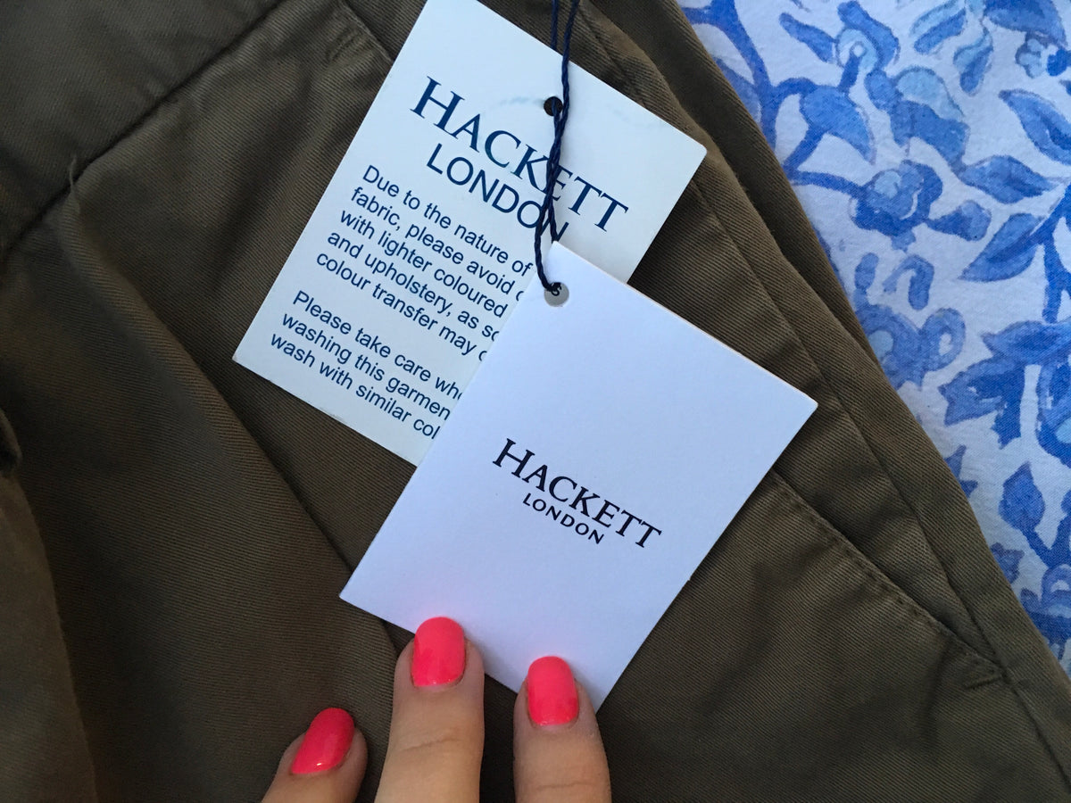 HACKETT LONDON KENSINGTON SLIM CHINO - Trousers Pants 36R Men