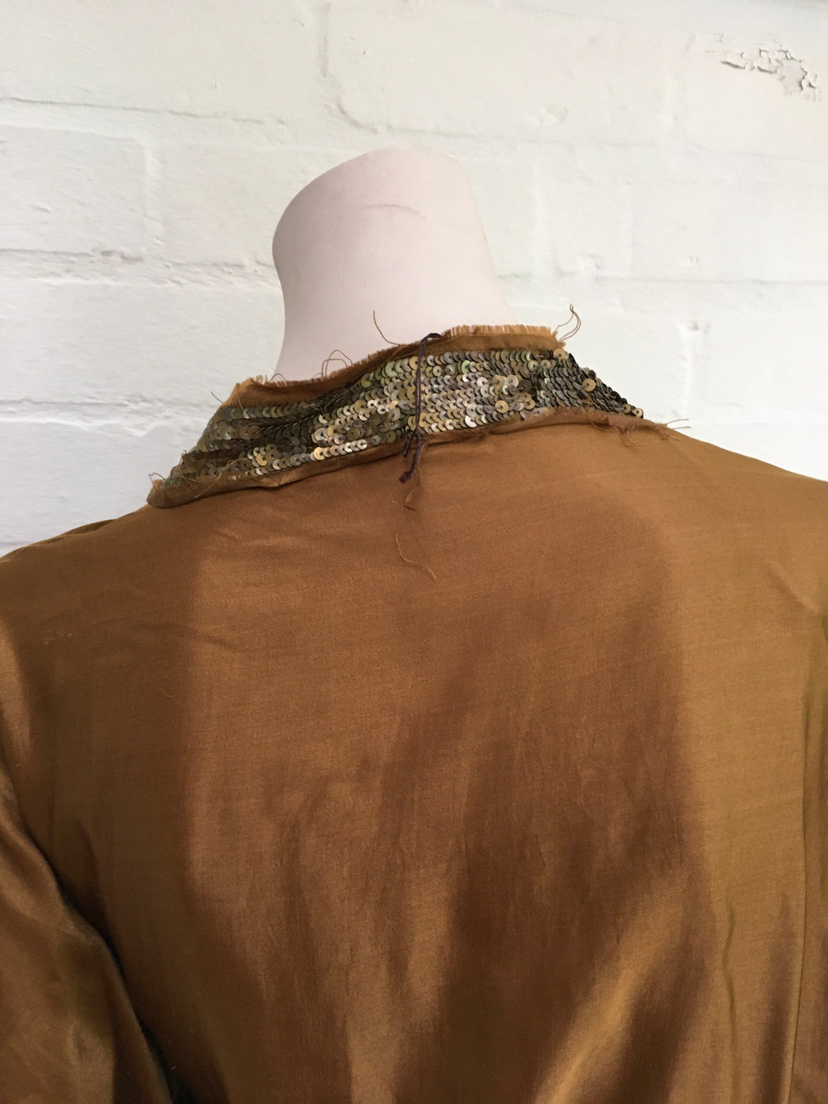 Easton Pearson Vintage 90s Silk Sequin Embellished Blouse Size UK 10 US 6 ladies