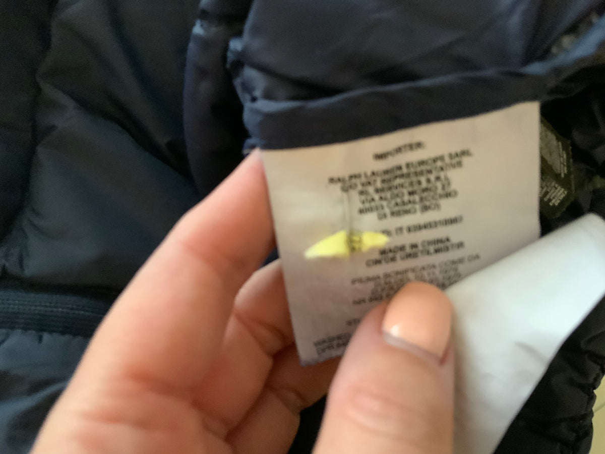 RALPH LAUREN RLX Puffer Down Filled Hooded Jacket Size M medium men