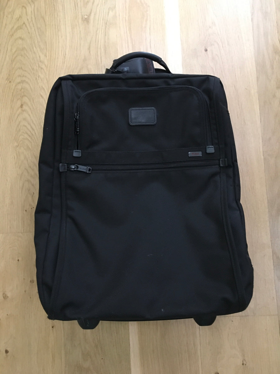 TUMI Suitcase Alpha Black Ballistic Nylon Luggage Trolley 22900DH Men –  Afashionistastore