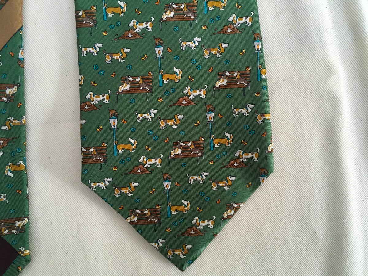 Salvatore Ferragamo Silk Printed Tie men