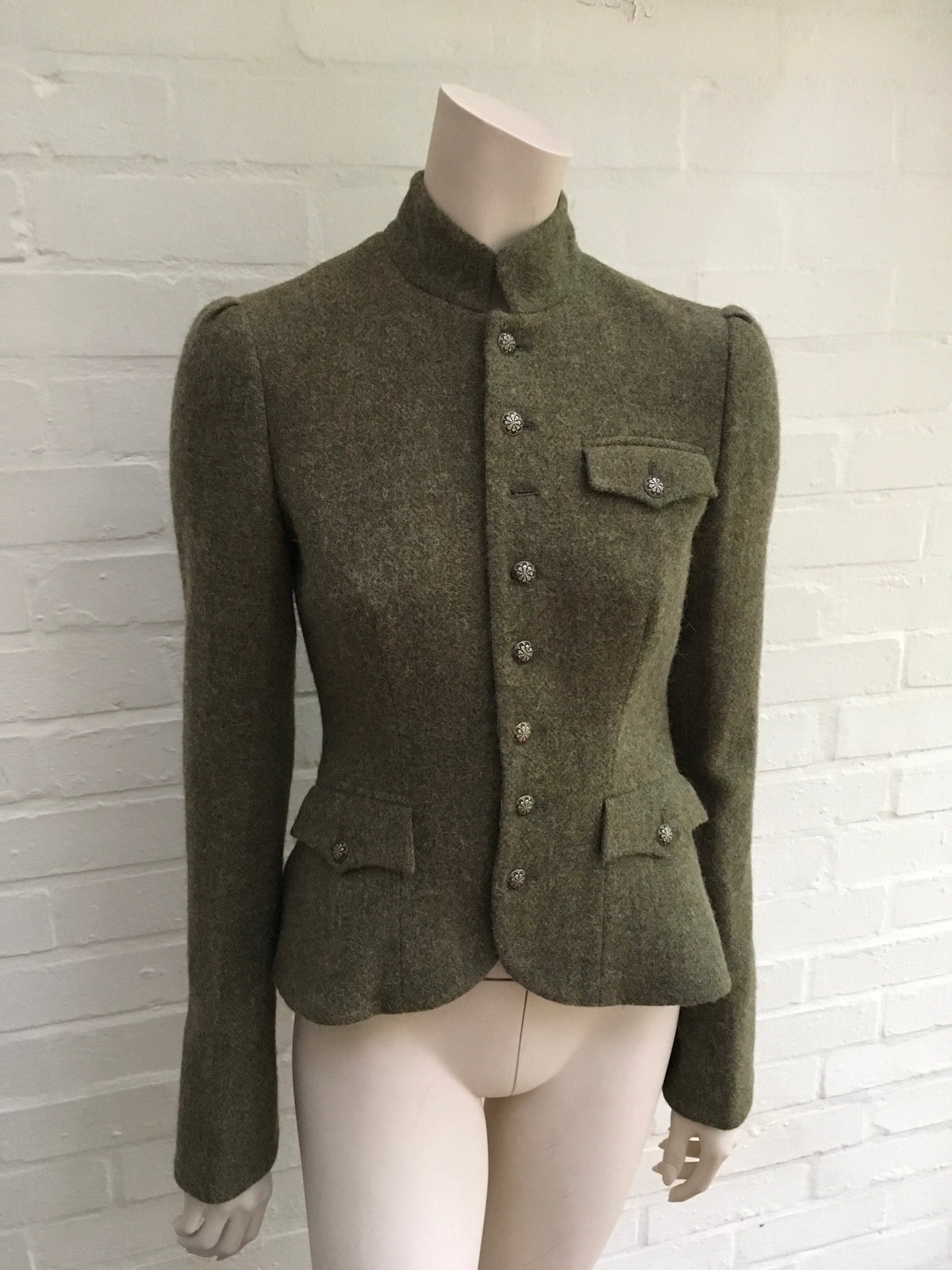 RALPH LAUREN Womens Wool Alpaca Fitted Blazer Jacket LADIES