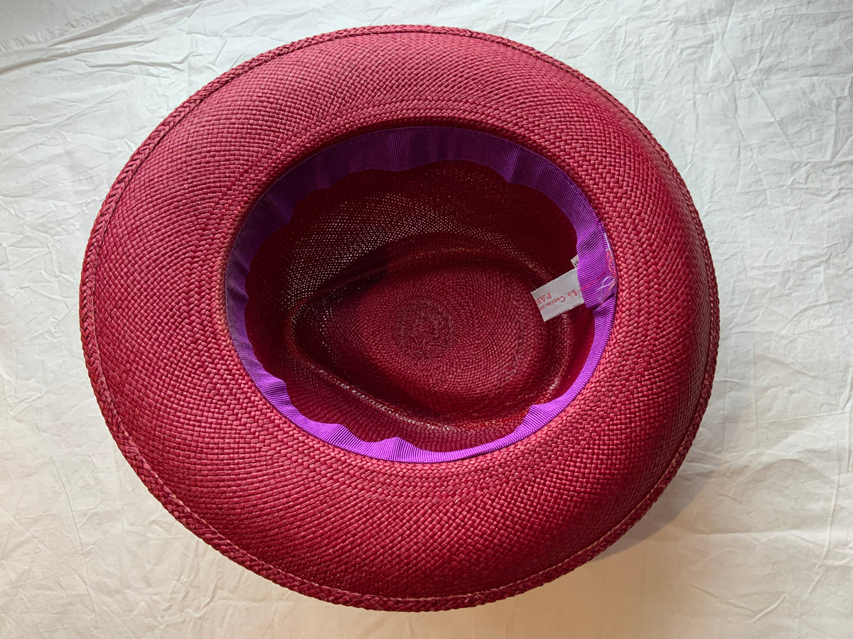 La Cerise Sur Le Chapeau - Natural Straw Hat Size 56 ladies