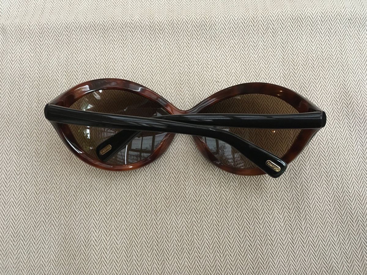 TOM FORD Sophia Oval Tinted Sunglasses SUNGLASSES FT0121 SOPHIA 83Z Ladies