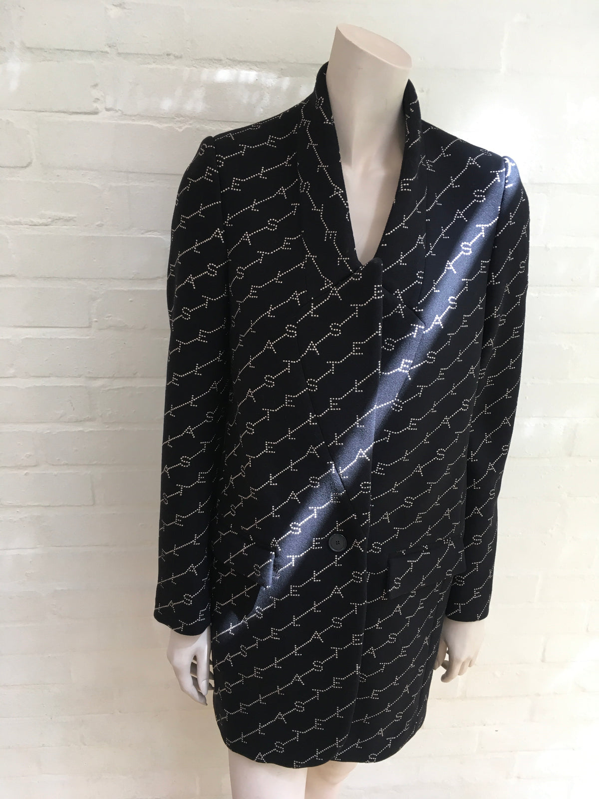 STELLA MCCARTNEY Logo 2019 Bryce wool-blend coat Ladies