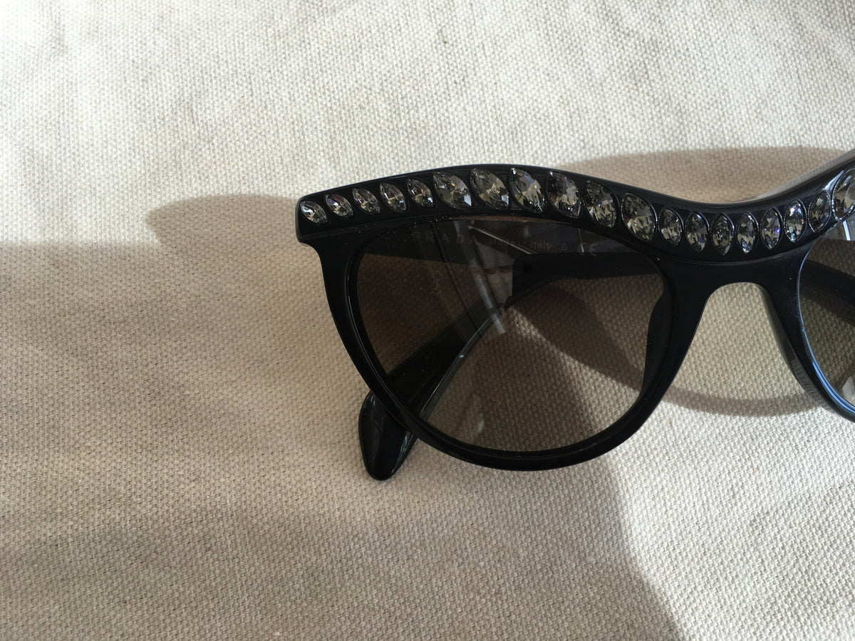 PRADA SWAROVSKI CRYSTAL SUNGLASSES Ladies