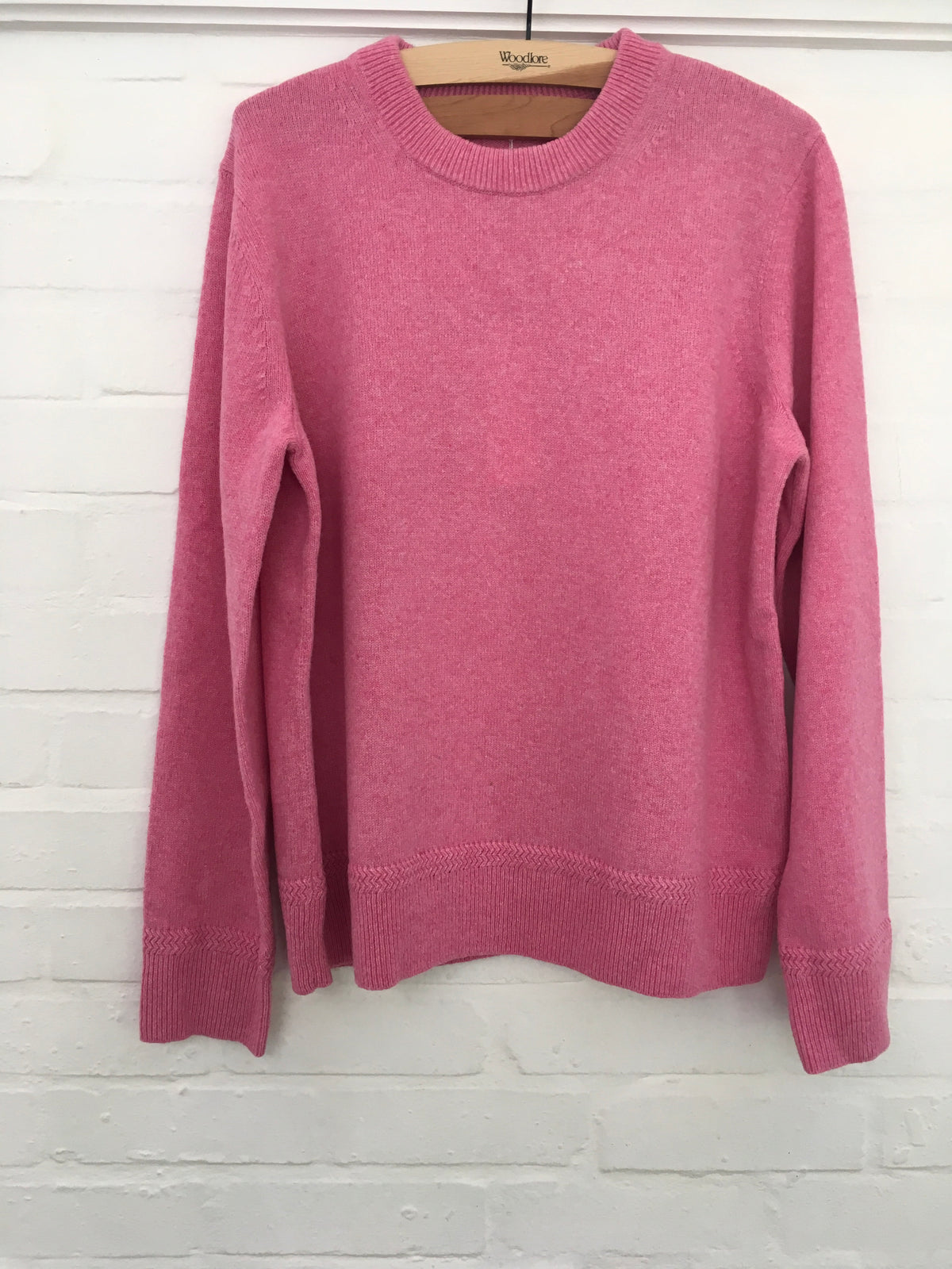 ARKET PINK WOOL KNIT OVERSIZED SWEATER JUMPER Ladies