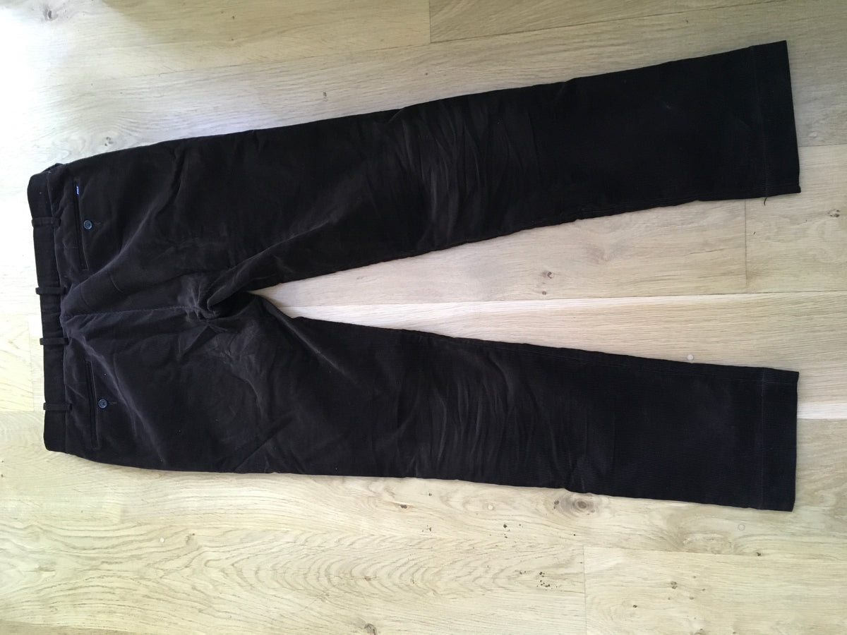 Ralph Lauren Polo Men's Brown Stretch Slim Fit Corduroy Pants Trousers Men