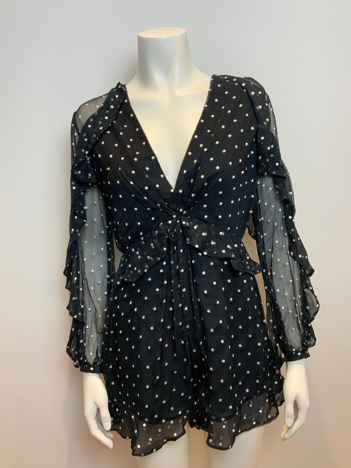 ZIMMERMANN MOST WANTED ADORN ROMPER PLAYSUIT Size 1 ladies