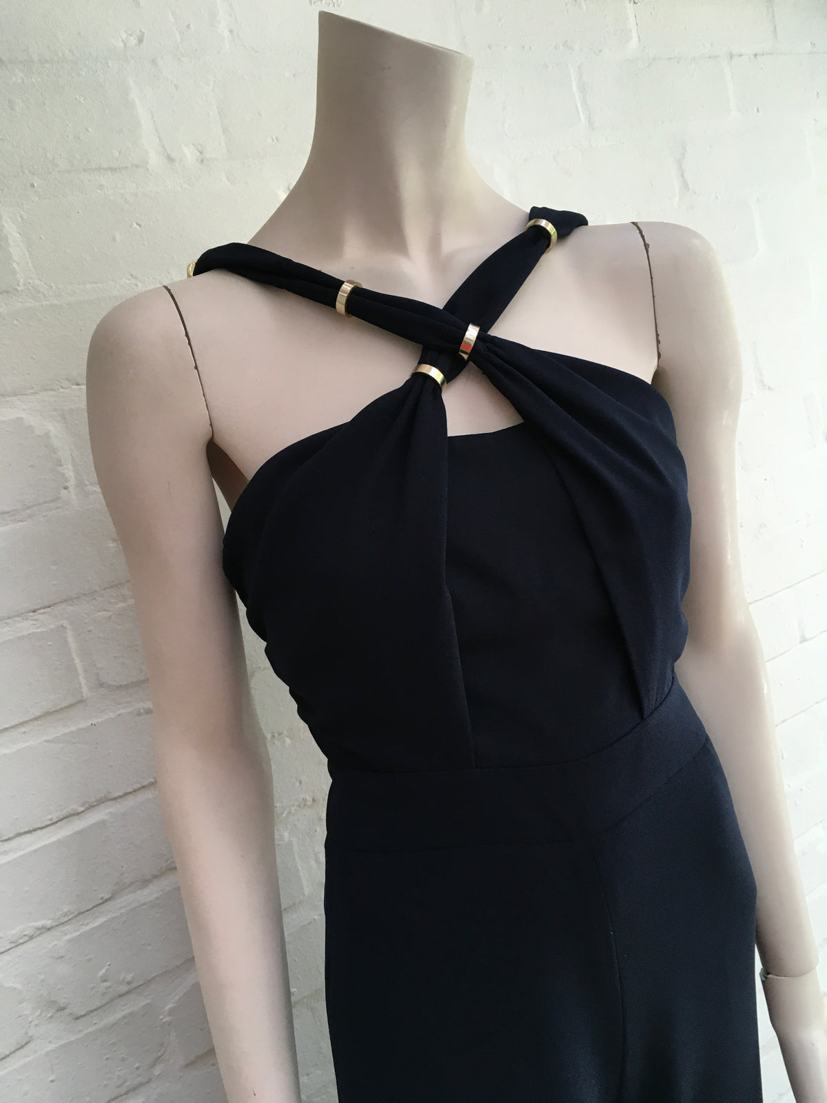 Whistles Juliana Navy Blue Jumpsuit Size UK 6 US 2 ladies
