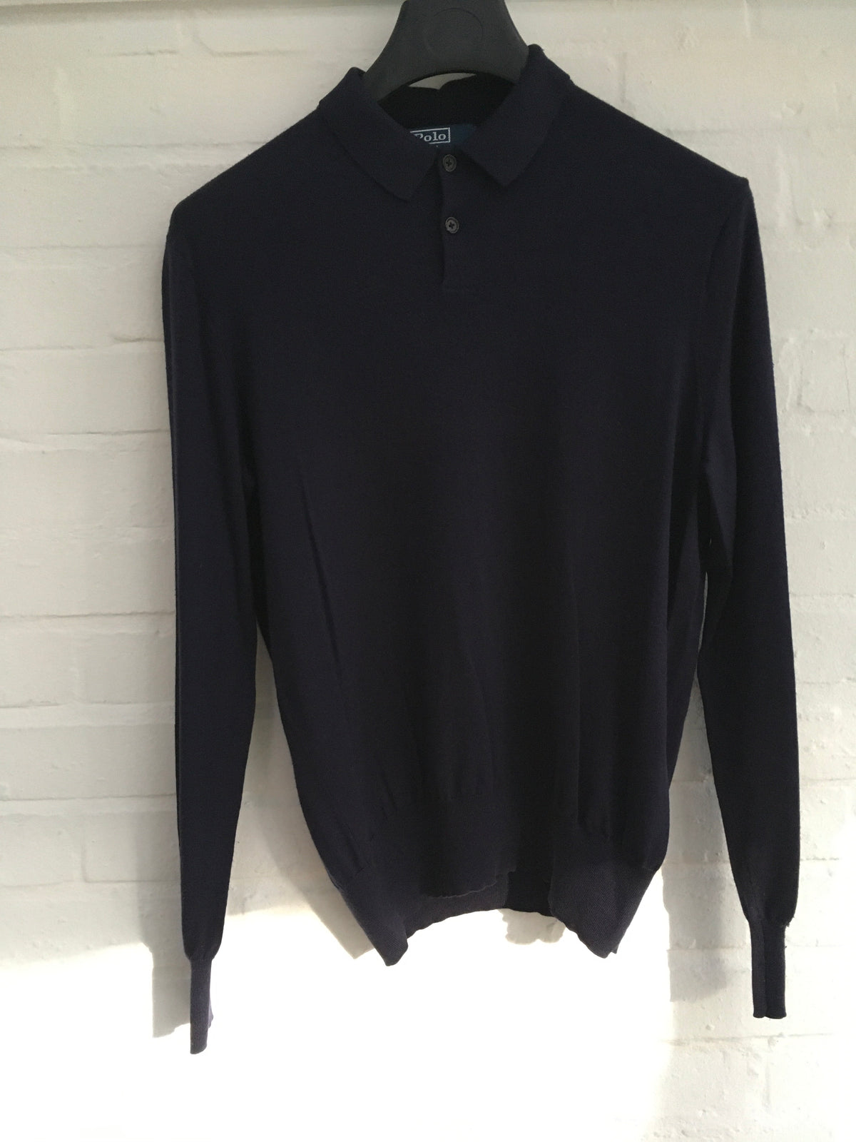 Ralph Lauren CASHMERE MERINO WOOL SIL KNIT COLLAR SWEATER JUMPER M MEDIUM Men