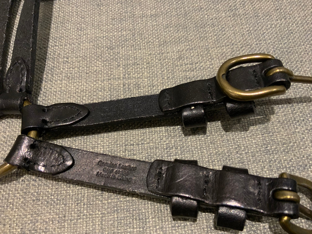 Rugby Ralph Lauren Genuine Leather Multi Black Belt size M medium ladies
