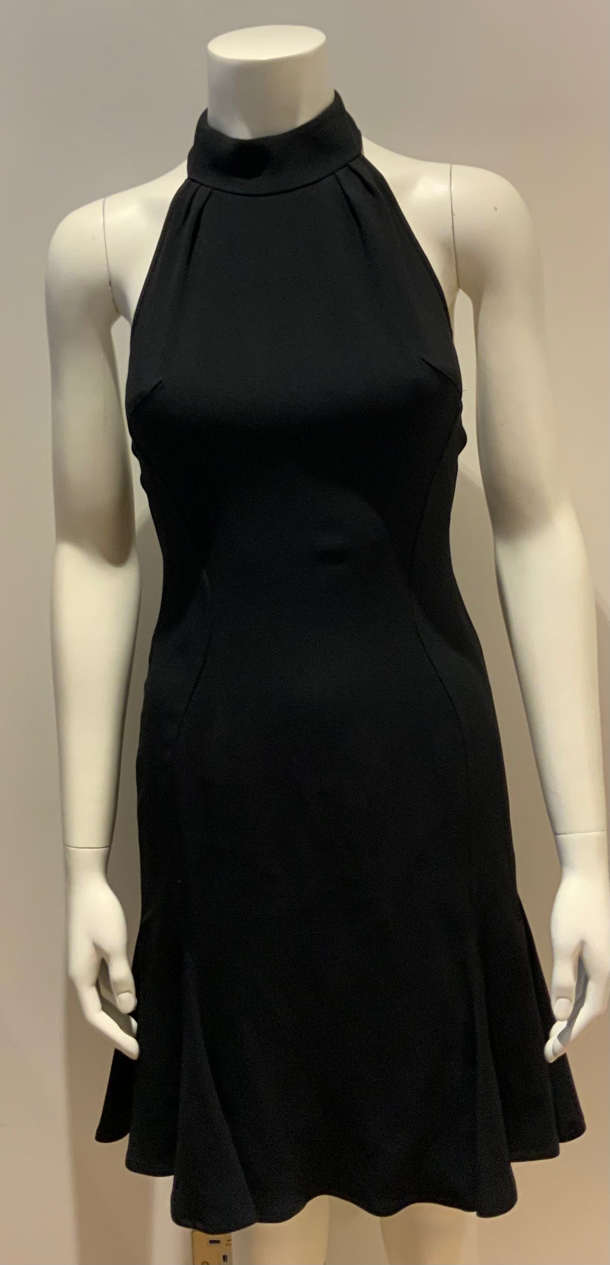 Stella McCartney Sleeveless Halter-neck Open-back Fit-and-flare Dress I 36 US 0 ladies