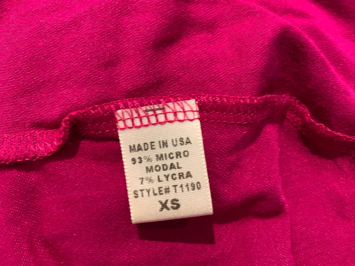 Fuchsia Spaghetti Straps Beach Summer Dress Cover Up Size XS ladies
