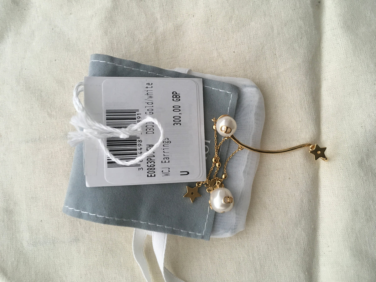 Christian Dior Limited Edition Faux Pearl Perles de Désir Ear Jewelry Cuff ladies